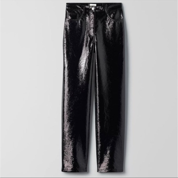Aritzia Wilfred Melina Vegan Leather Pants - Picture 6 of 9